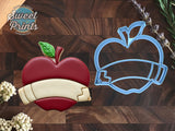 Apple Banner Cookie Cutter/Dishwasher Safe