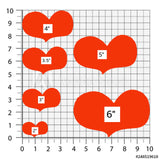 Short Heart Cookie Cutter/Dishwasher Safe