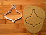 4" Toy Top/Ornament Cookie Cutter/Dishwasher Safe/Clearance