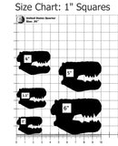 Set of 2 Tyrannosaurus Fossil/T-Rex Cookie Cutter/Dishwasher Safe