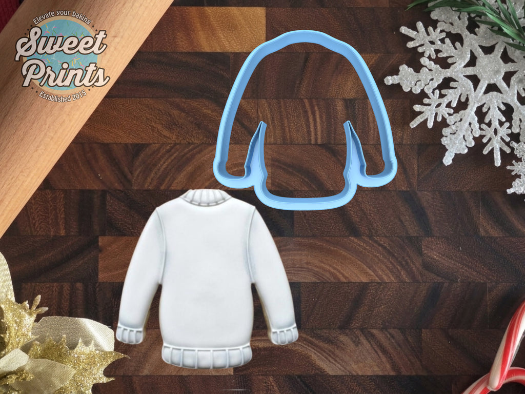 Sweater Cookie Cutter/Dishwasher Safe