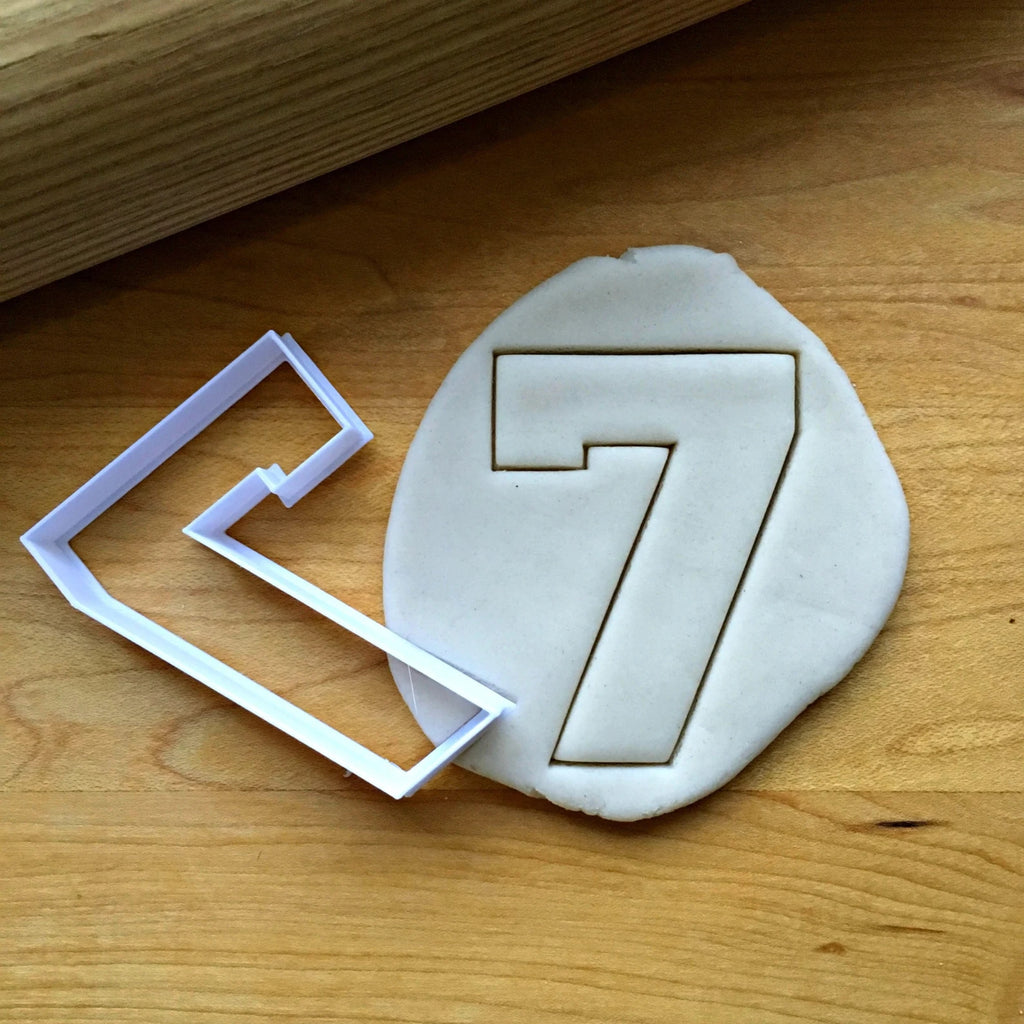 Varsity Number 7 Cookie Cutter/Dishwasher Safe