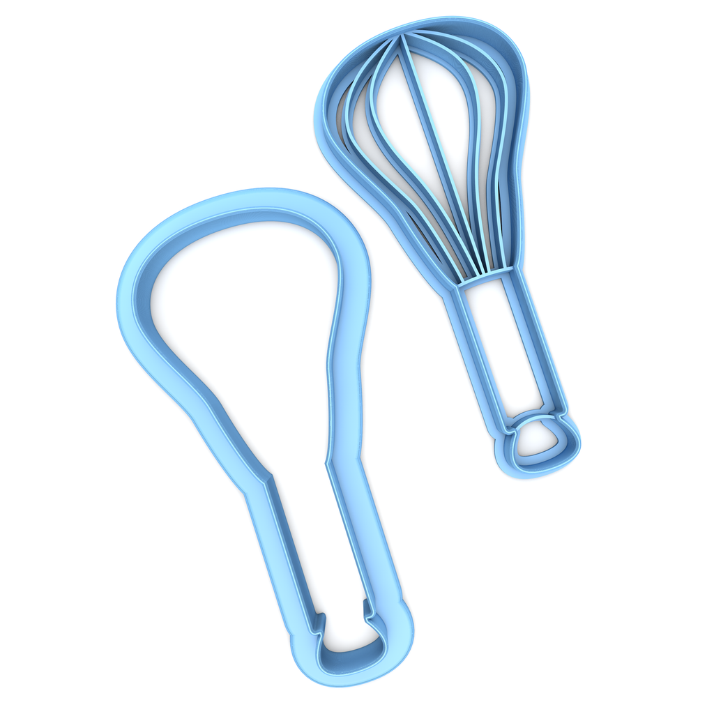 Set of 2 Whisk Cookie Cutters/Dishwasher Safe