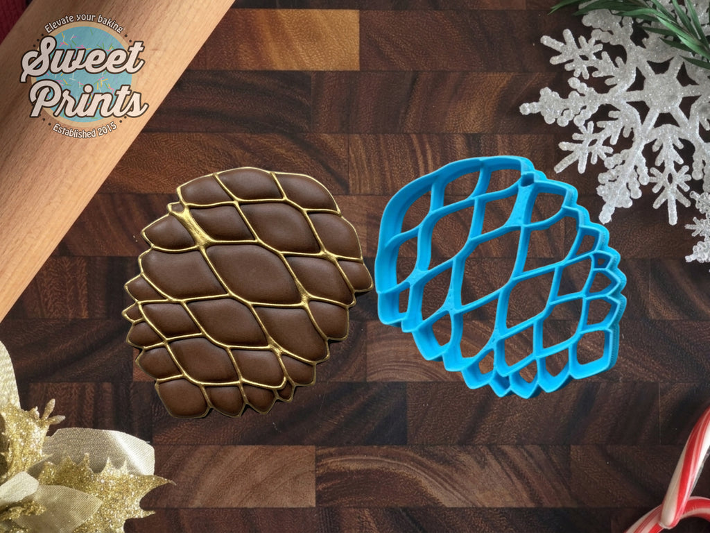 Pine Cone Cookie Cutter/Dishwasher Safe