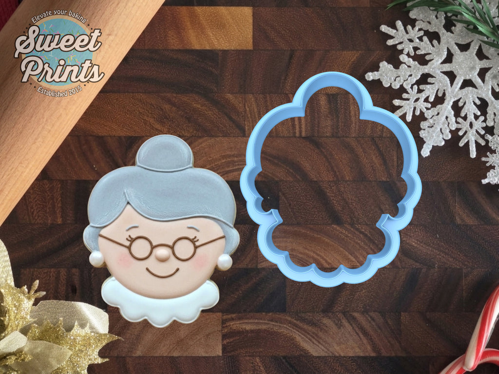Mrs. Claus Cookie Cutter, Dishwasher Safe