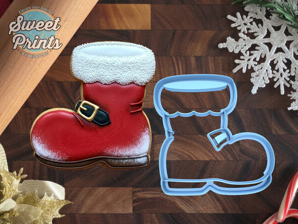 Santa Boot Cookie Cutter/Dishwasher Safe