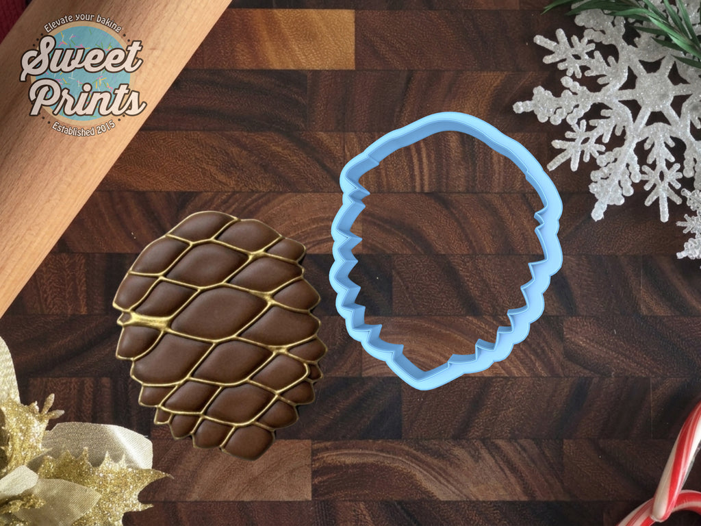 Pine Cone Cookie Cutter/Dishwasher Safe