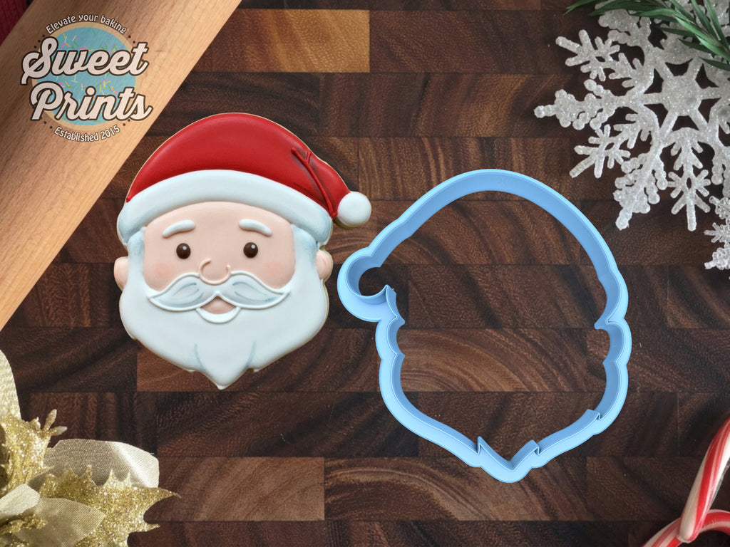 Santa Claus Cookie Cutter, Dishwasher Safe