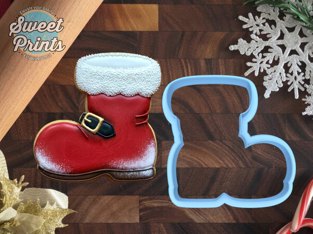 Santa Boot Cookie Cutter/Dishwasher Safe