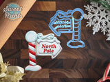 North Pole Cookie Cutter/Dishwasher Safe