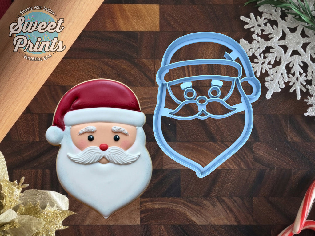 Santa Claus Cookie Cutter/Dishwasher Safe