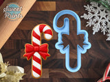 Candy Cane with Bow Cookie Cutter/Dishwasher Safe