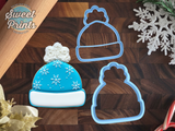 Set of 2 Winter Hat Cookie Cutters/Dishwasher Safe