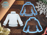 Set of 2 Sweater Cookie Cutters/Dishwasher Safe
