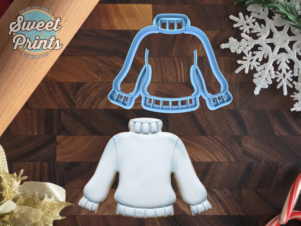 Sweater Cookie Cutter/Dishwasher Safe