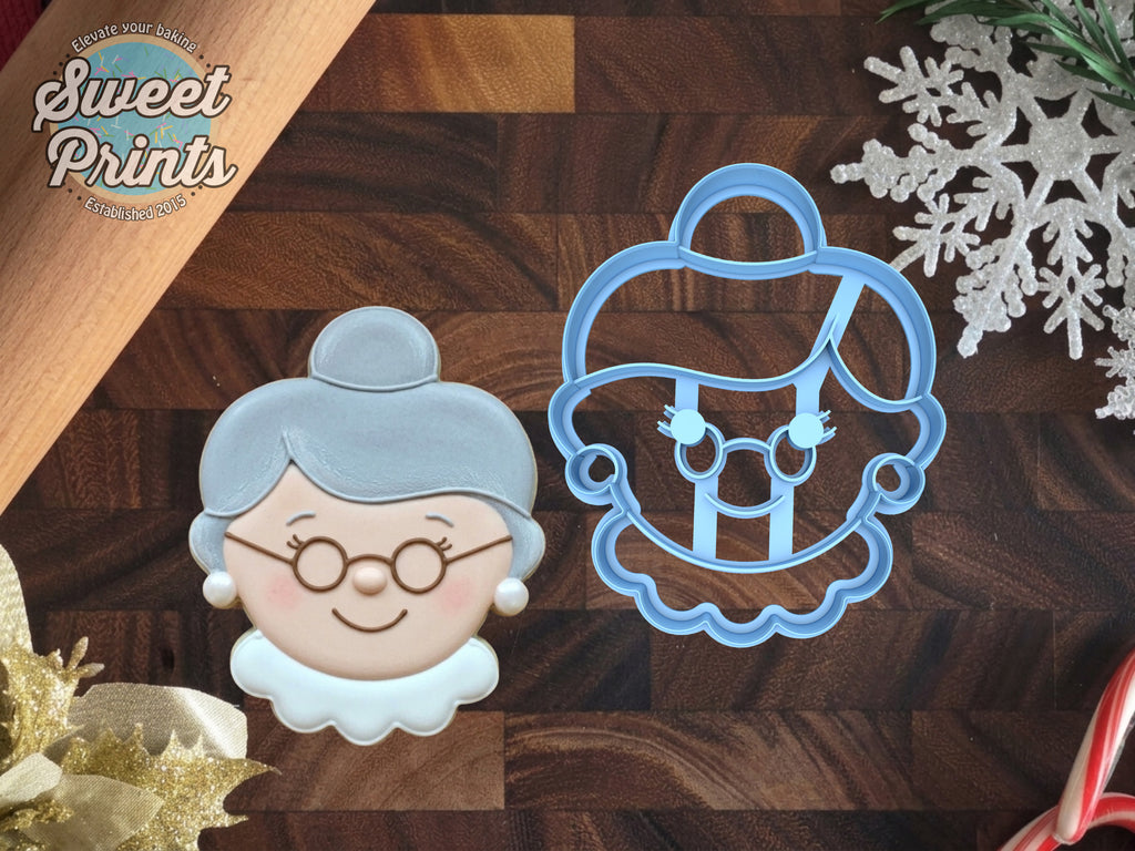 Mrs. Claus Cookie Cutter, Dishwasher Safe
