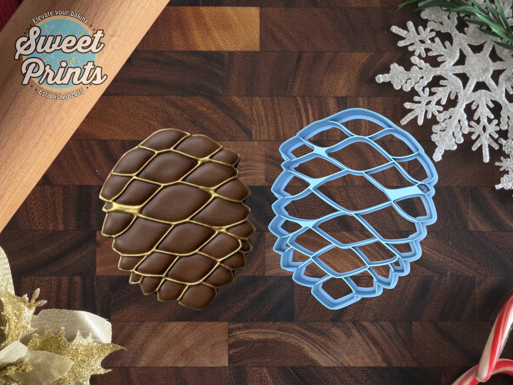 Pine Cone Cookie Cutter/Dishwasher Safe