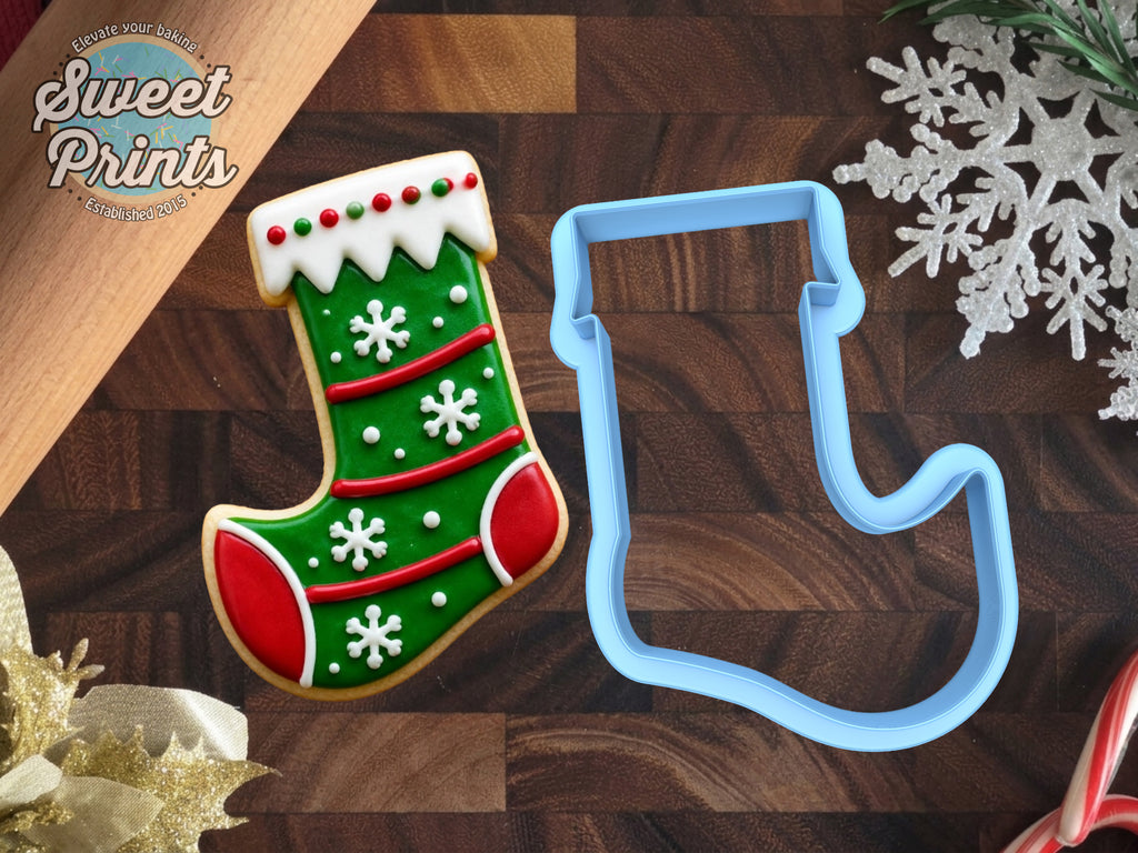 Elf Stocking Cookie Cutter/Dishwasher Safe