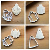Set of 4 Ghosts Cookie Cutters/Dishwasher Safe