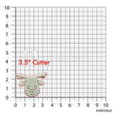 Reindeer Cookie Cutter/Dishwasher Safe