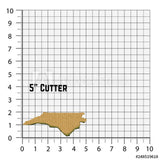 State of North Carolina Cookie Cutter/Dishwasher Safe