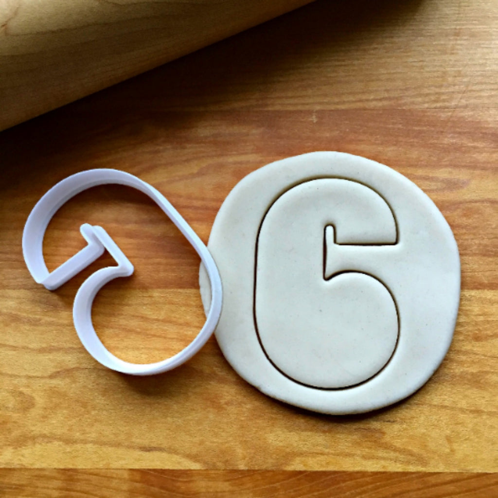 Number 6 or 9 Cookie Cutter/Dishwasher Safe