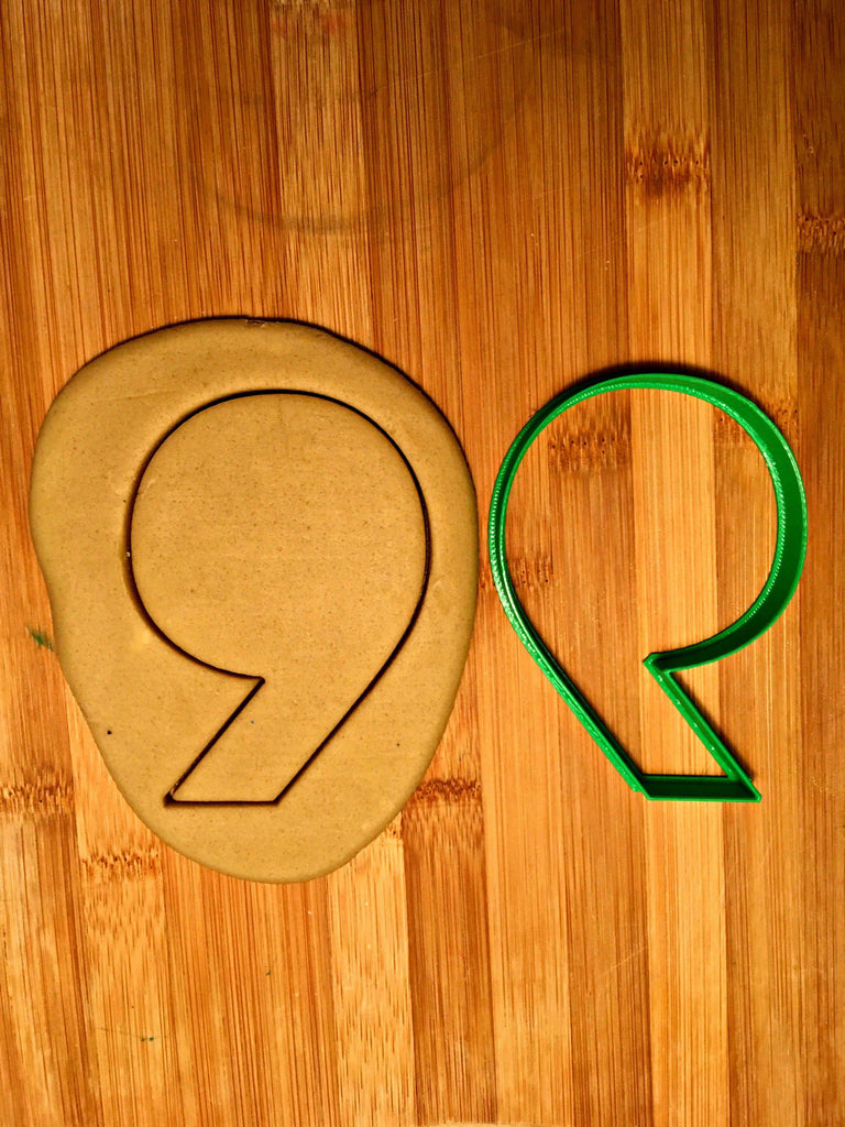 Number 9 Cookie Cutter/Dishwasher Safe