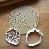 Set of 2 Strawberry Cookie Cutters/Dishwasher Safe