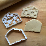 Set of 2 Wedge of Cheese Cookie Cutters/Dishwasher Safe