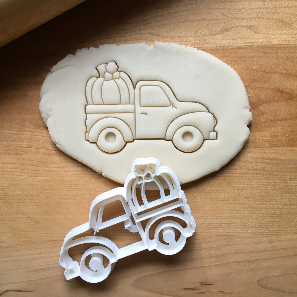 Pumpkin Pickup Truck Cookie Cutter/Dishwasher Safe