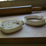 Set of 2 Jack-O-Lantern Cookie Cutters/Creates a Cut-Through/Dishwasher Safe