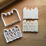 Set of 2 Boo Ghosts Cookie Cutters/Dishwasher Safe