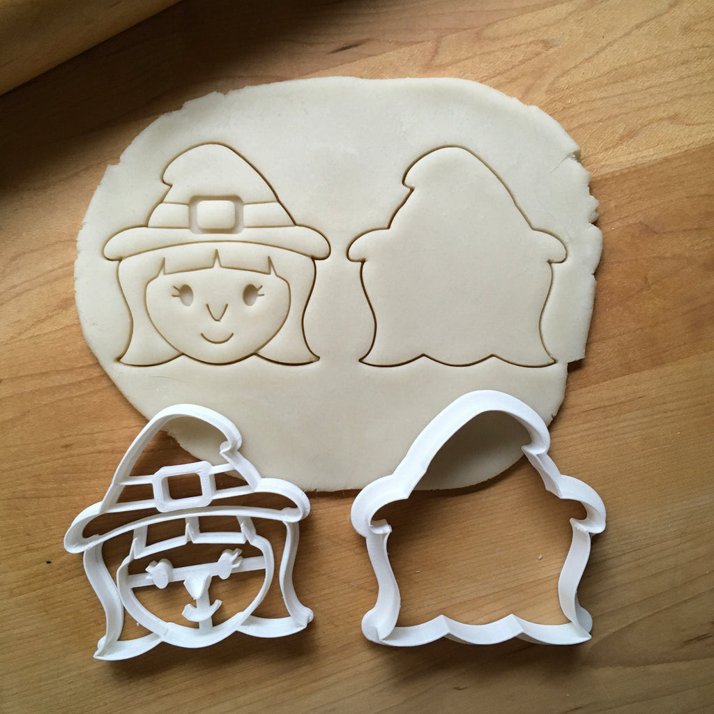 Set of 2 Witch Cookie Cutters/Dishwasher Safe