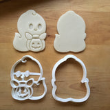 Set of 2 Trick or Treat Ghost Cookie Cutters/Dishwasher Safe