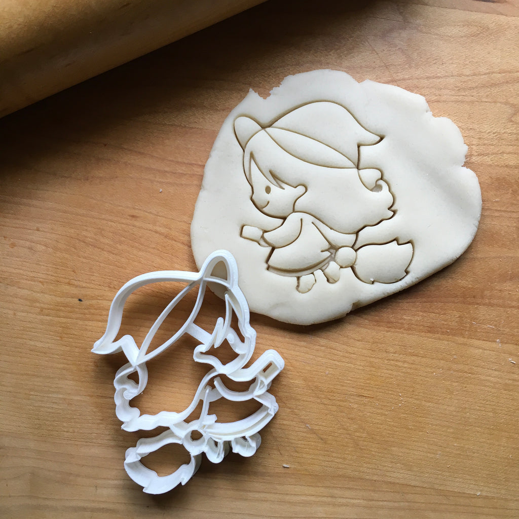 Witch on Broom Cookie Cutter/Dishwasher Safe