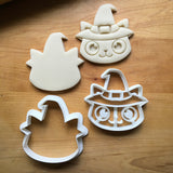 Set of 2 Cat Witch Cookie Cutters/Dishwasher Safe