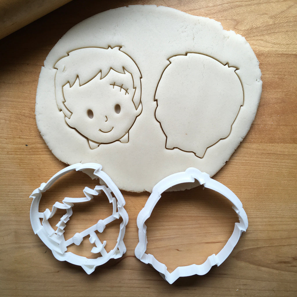 Set of 2 Cute Frankenstein Cookie Cutters/Dishwasher Safe