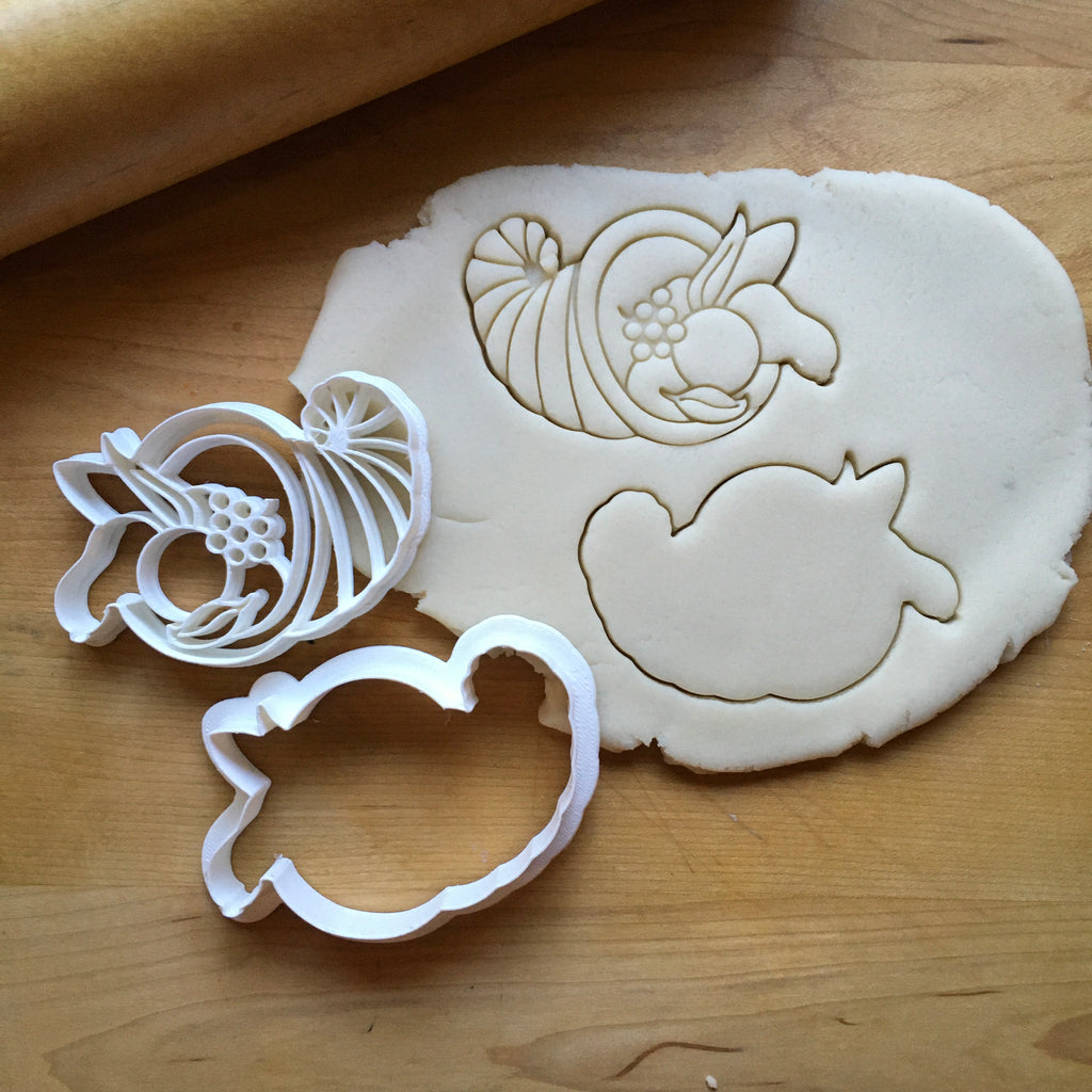 Set of 2 Cornucopia Cookie Cutters/Dishwasher Safe