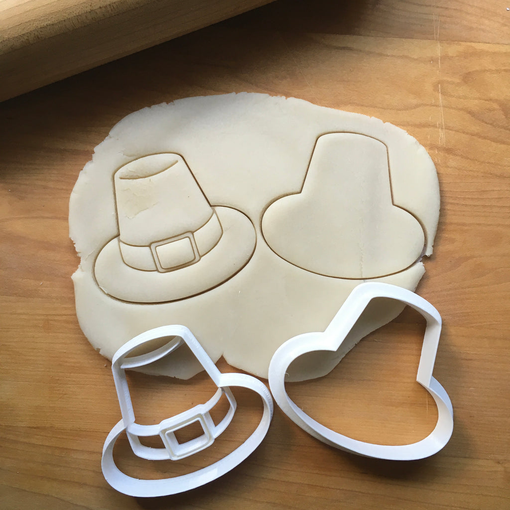 Set of 2 Pilgrim Hat Cookie Cutters/Dishwasher Safe