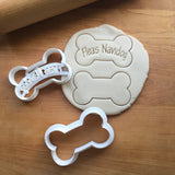 Set of 2 Fleas Navidog Dog Bone Cookie Cutters/Dishwasher Safe