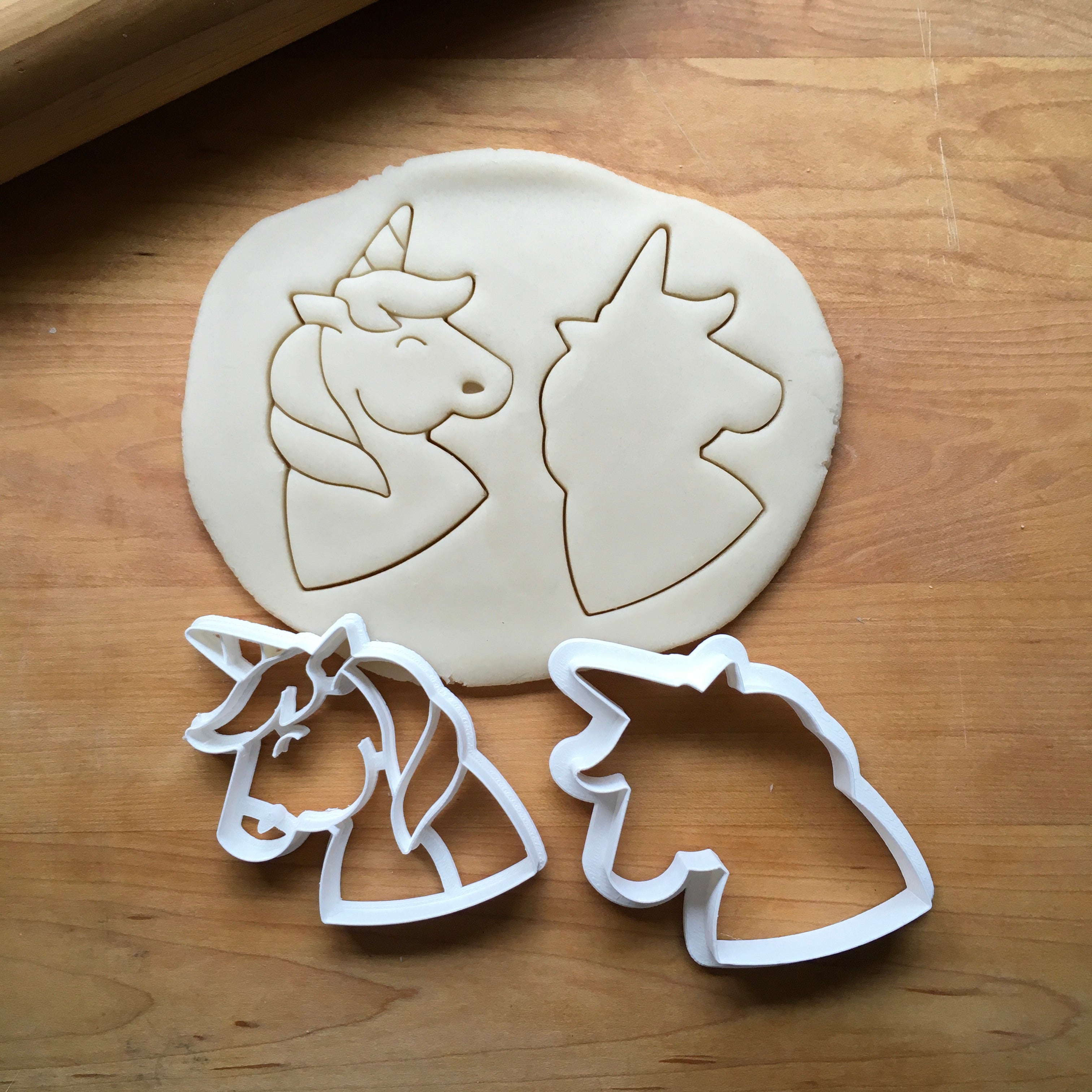 Set of 2 Unicorn Cookie Cutters/Dishwasher Safe