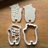 Set of 2 Cute Waving Bear Cookie Cutters/Dishwasher Safe