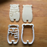 Set of 2 Cute Standing Bear Cookie Cutters/Dishwasher Safe
