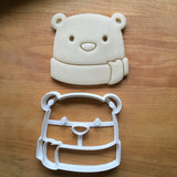 Cute Bear Head with Scarf Cookie Cutter/Dishwasher Safe