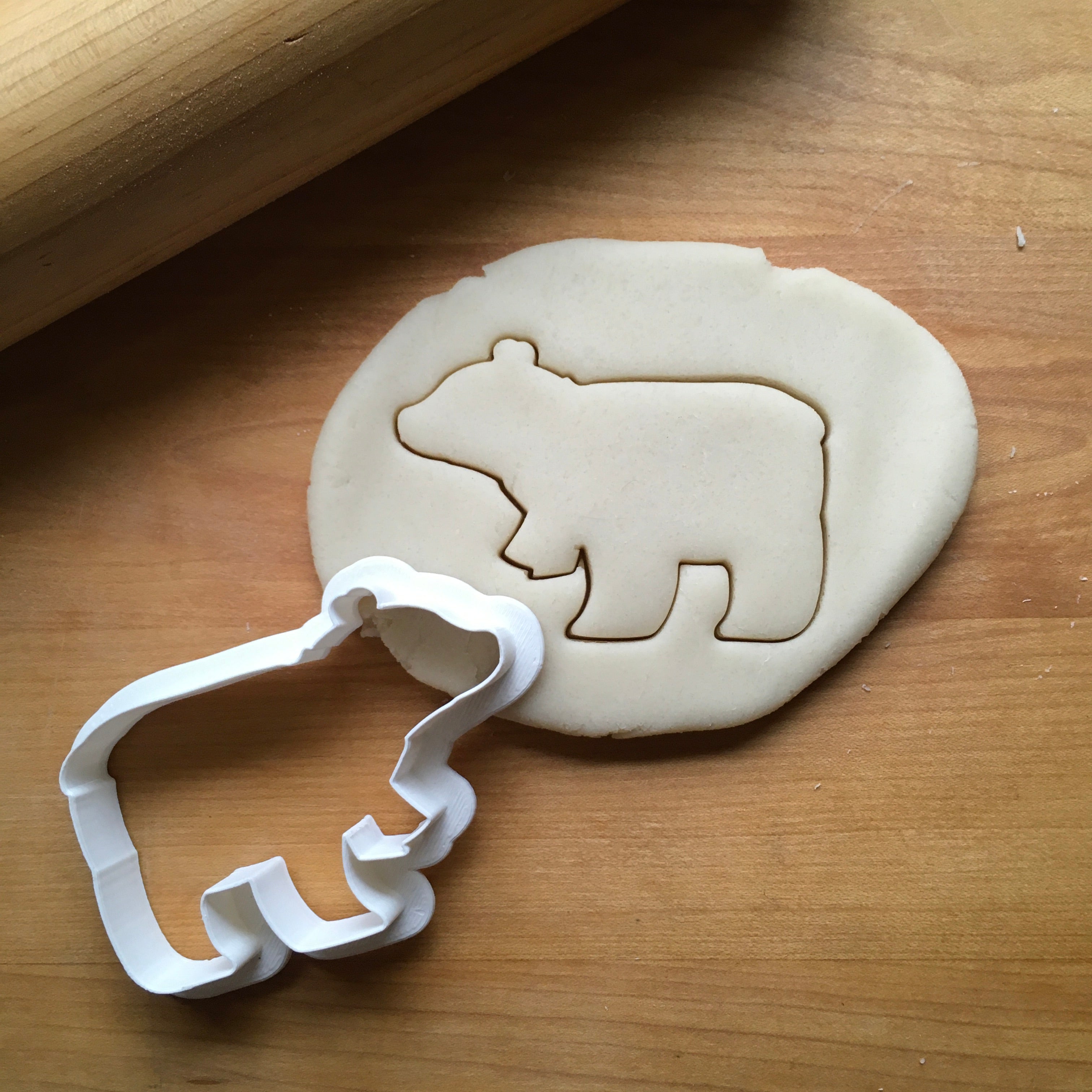 Polar Bear with Scarf Cookie Cutter/Dishwasher Safe
