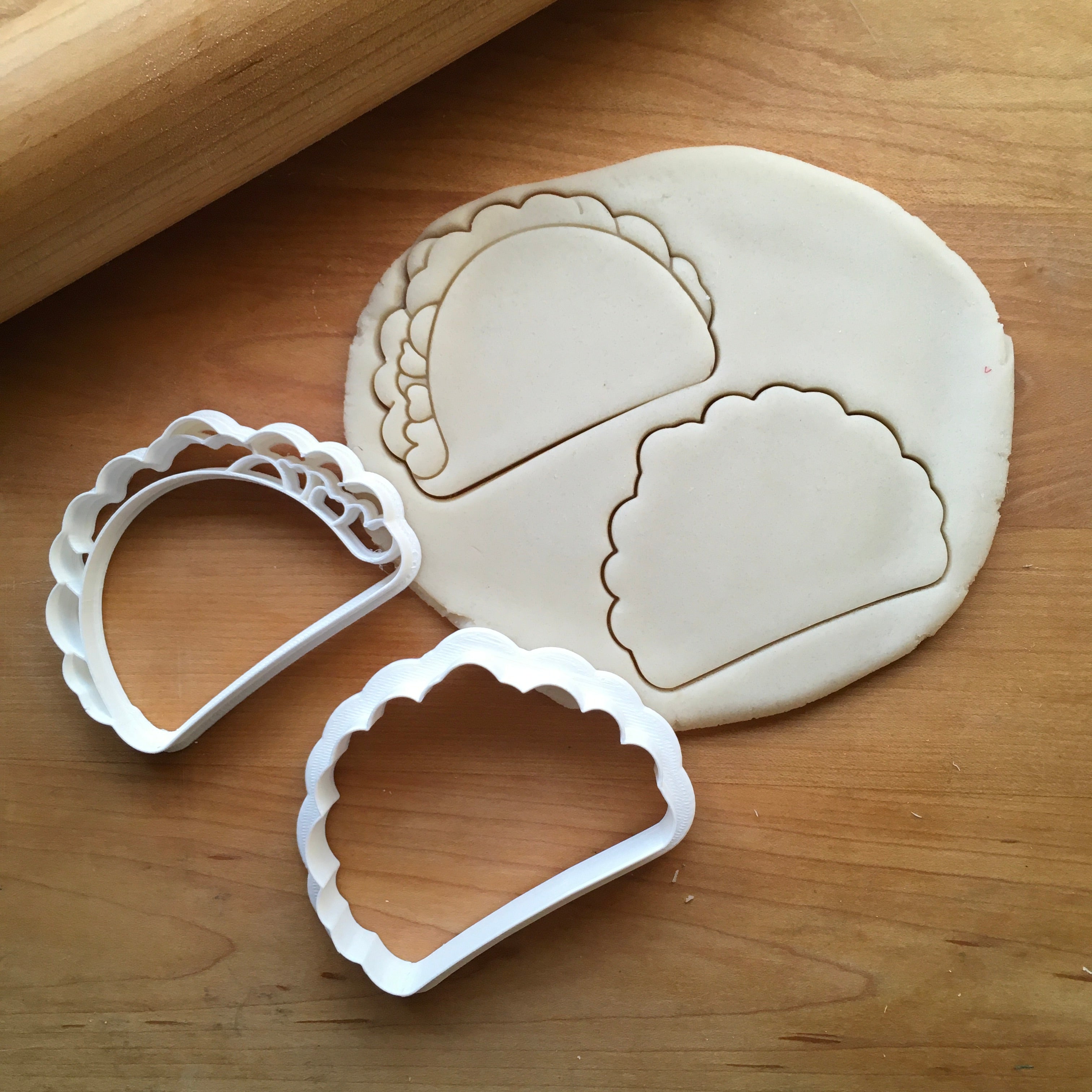 Set of 2 Taco Cookie Cutters/Dishwasher Safe