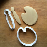 Paint Palette and Artist Brush Cookie Cutter Set/Dishwasher Safe