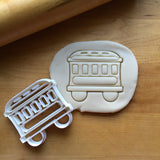 Set of 4 Train/Locomotive with Christmas Tree Cookie Cutters/Dishwasher Safe