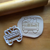 Train/Locomotive/Boxcar with Tree Christmas Cookie Cutter/Dishwasher Safe