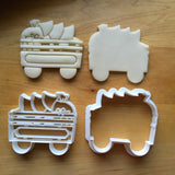 Set of 2 Train/Boxcar with Tree Christmas Cookie Cutters/Dishwasher Safe